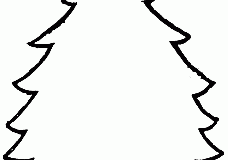 Christmas Tree Coloring Child Coloring