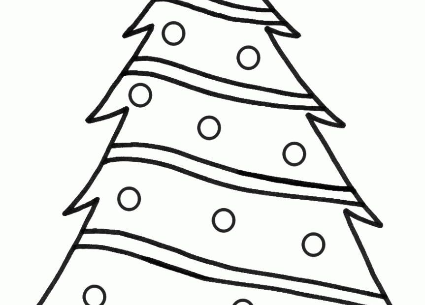 Christmas Tree Coloring Pages Online Coloring Home