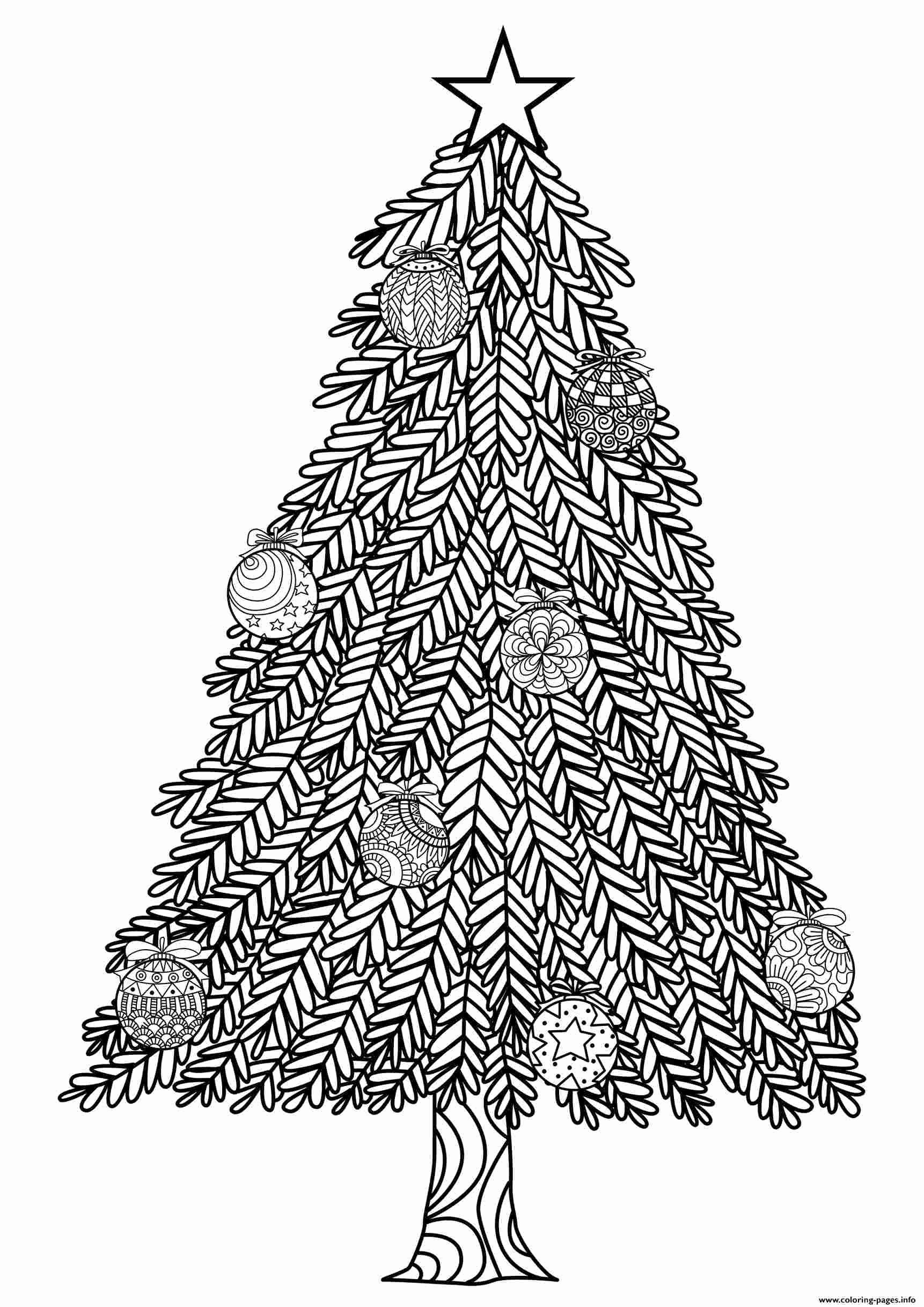 Christmas Tree Printable Coloring Pages Christmas Tree Printable Coloring Pages