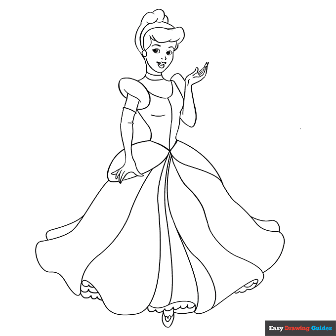 Cinderella coloring pages online Cinderella coloring pages online