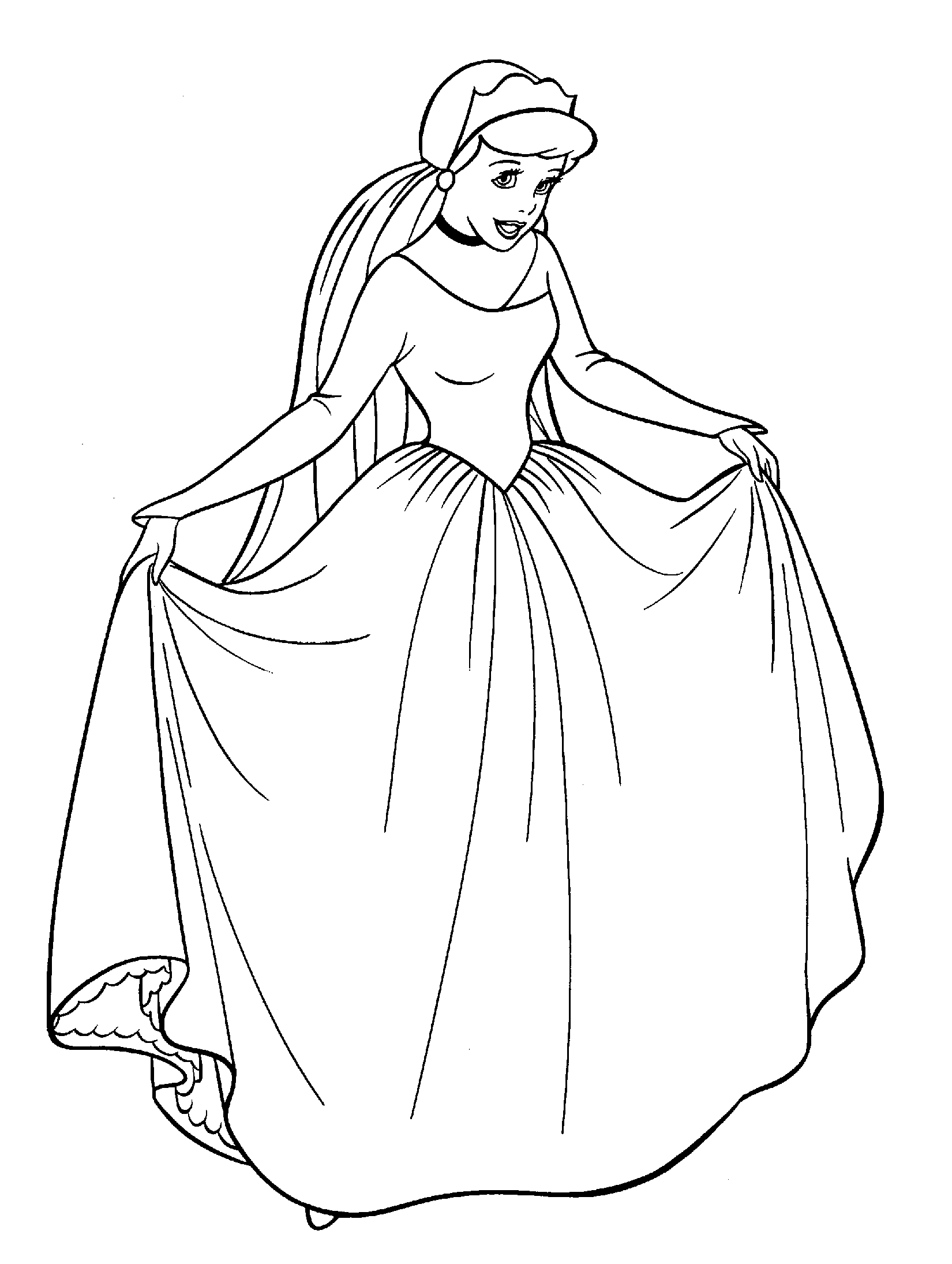 Cinderella Colouring Pages To Print You Can Find Cinderella Coloring 