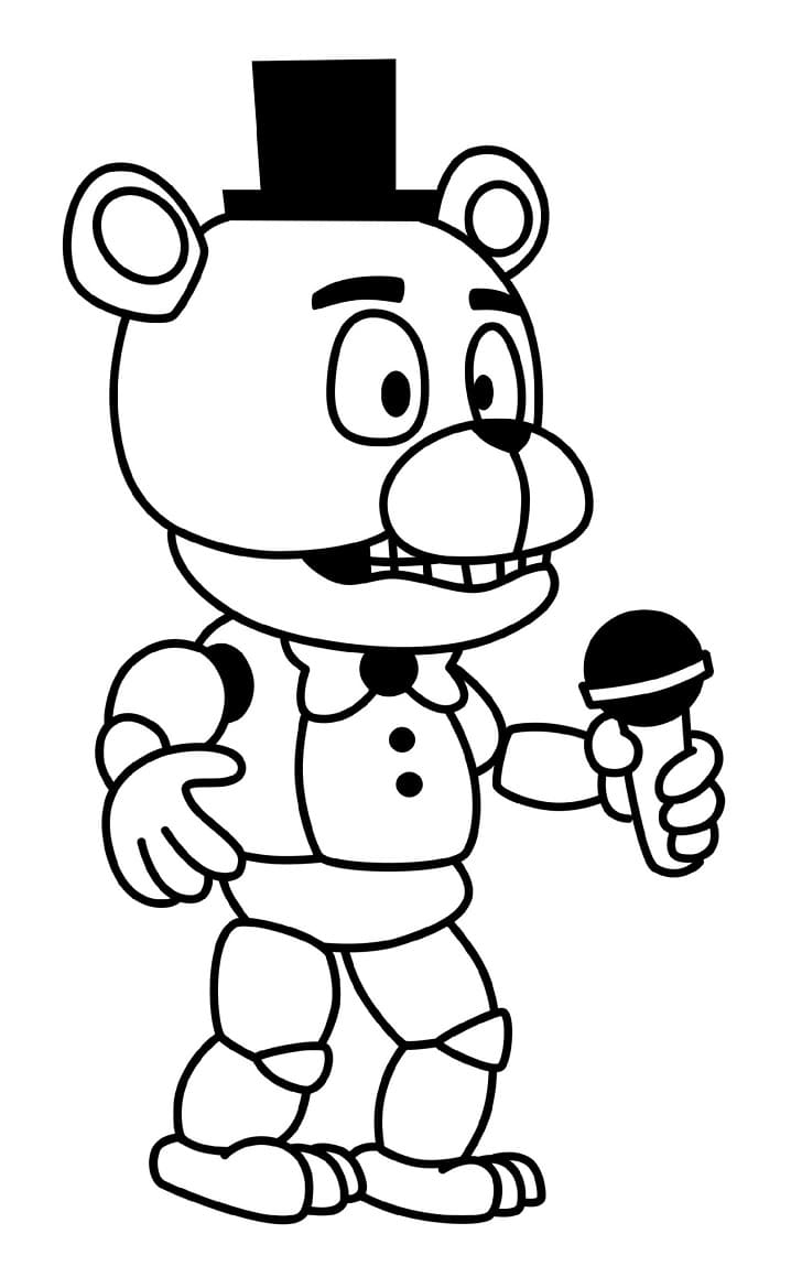 FNaF coloring pages free FNaF coloring pages free