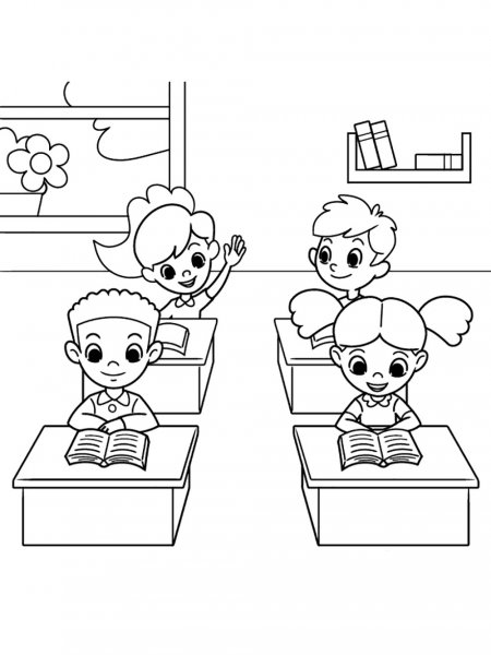 Classroom Coloring Pages Classroom Coloring Pages