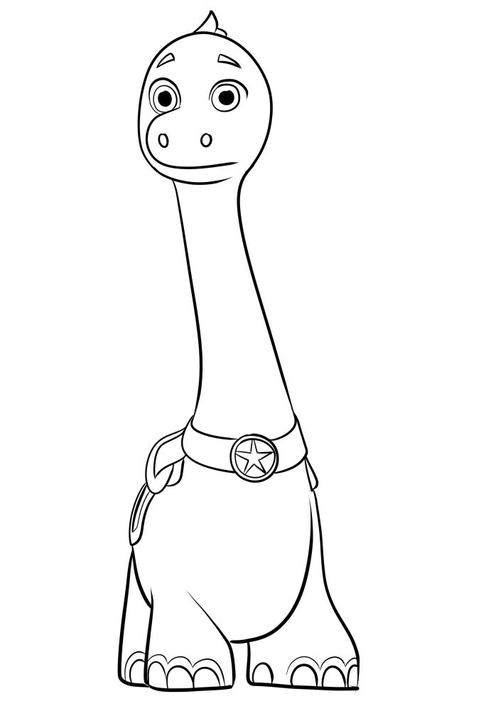 Clover From Dino Ranch Coloring Page Clover From Dino Ranch Coloring Page