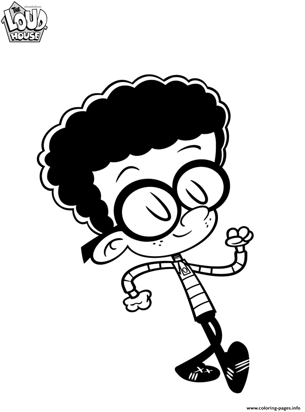 Clyde Loud House Coloring Page Printable Clyde Loud House Coloring Page Printable