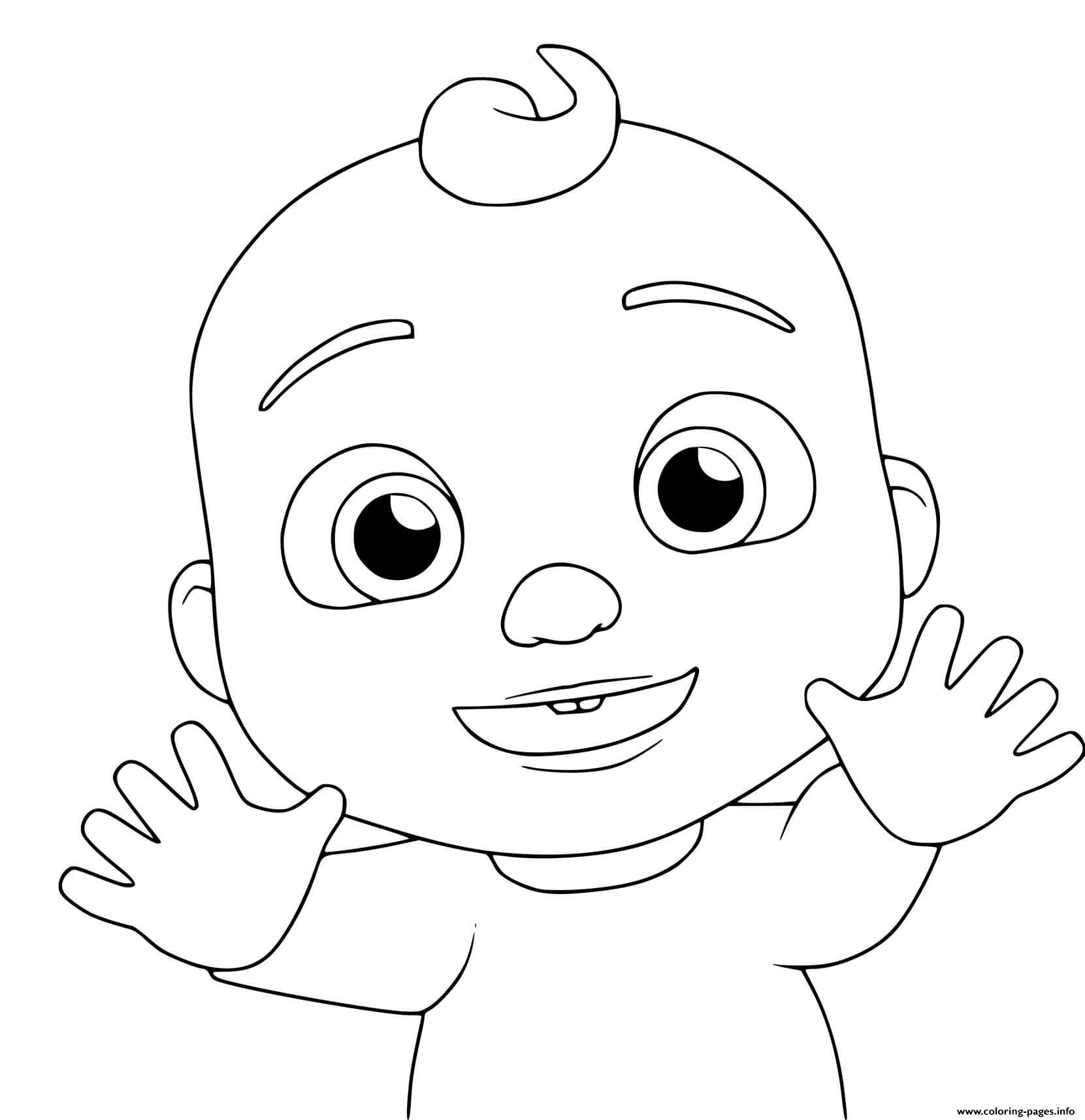 Cocomelon coloring pages to print
