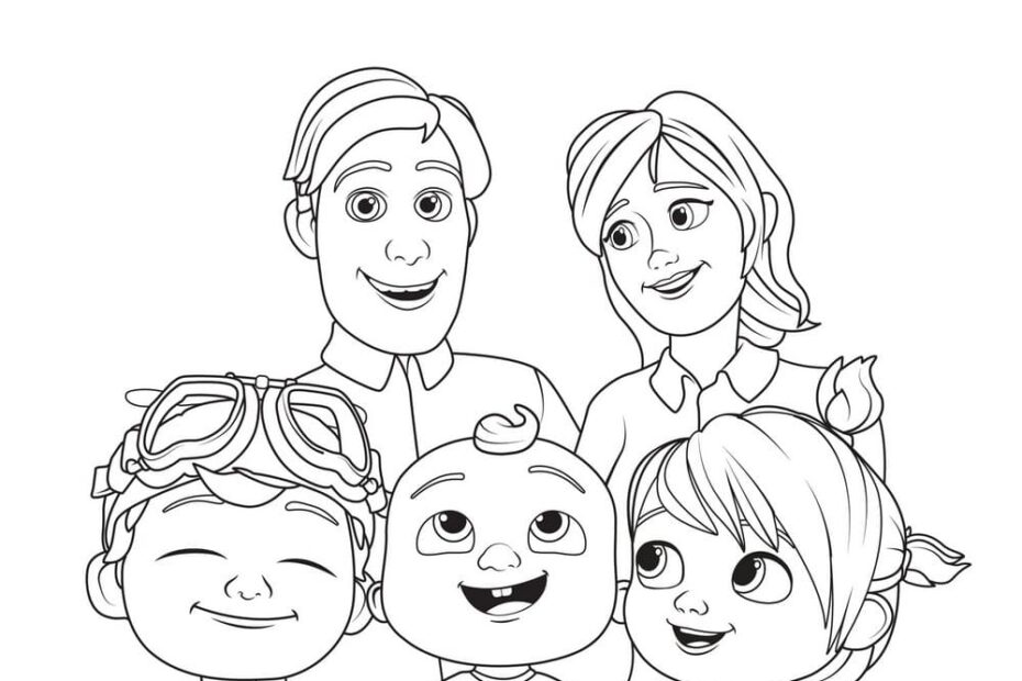 Cocomelon Coloring Sheets Printable