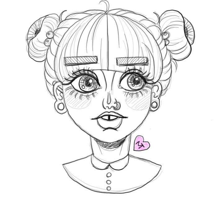 dollhouse Melanie Martinez coloring page dollhouse Melanie Martinez coloring page