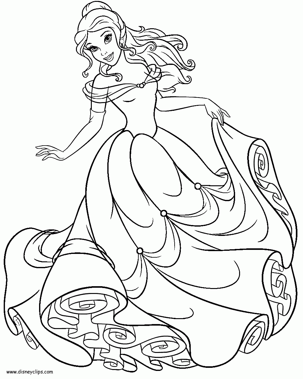 Collection Of Princess Belle Coloring Pages Free Printable Collection Of Princess Belle Coloring Pages Free Printable