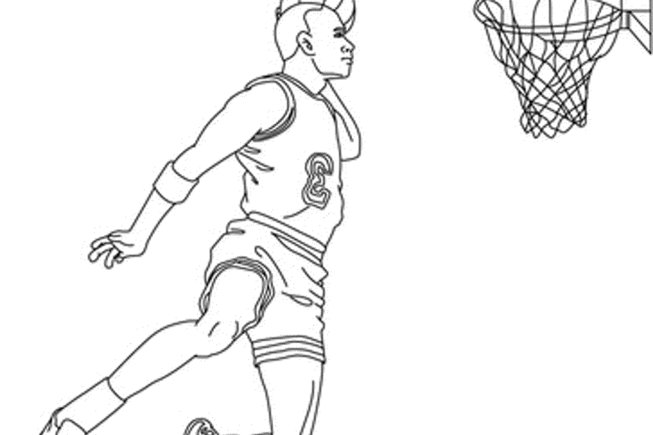 College Basketball Coloring Pages Printable Kids Colouring Pages
