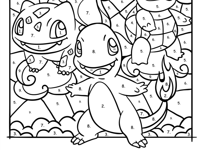 Color By Number Coloring Pages For Adults Best Shops Www