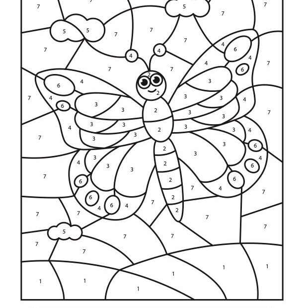 Color By Number Reading Adventures For Kids Ages 3 To 5