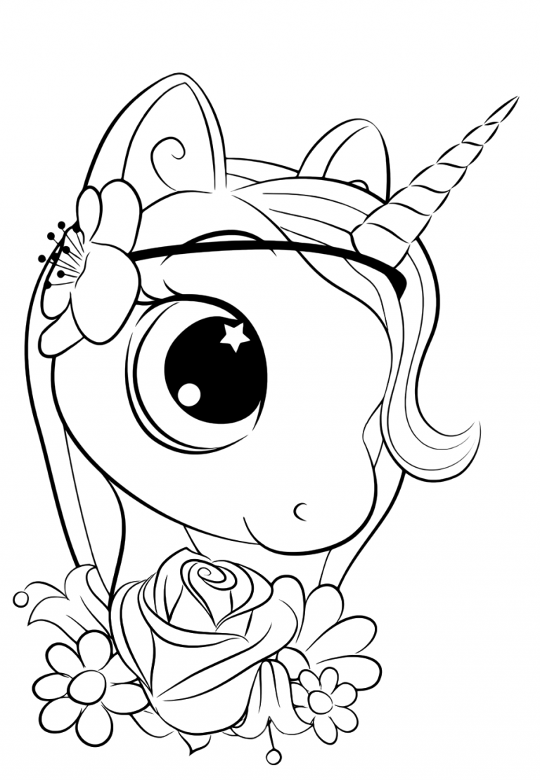 Color By Number Unicorn Printable Free Kids Crafts Un Vrogue co