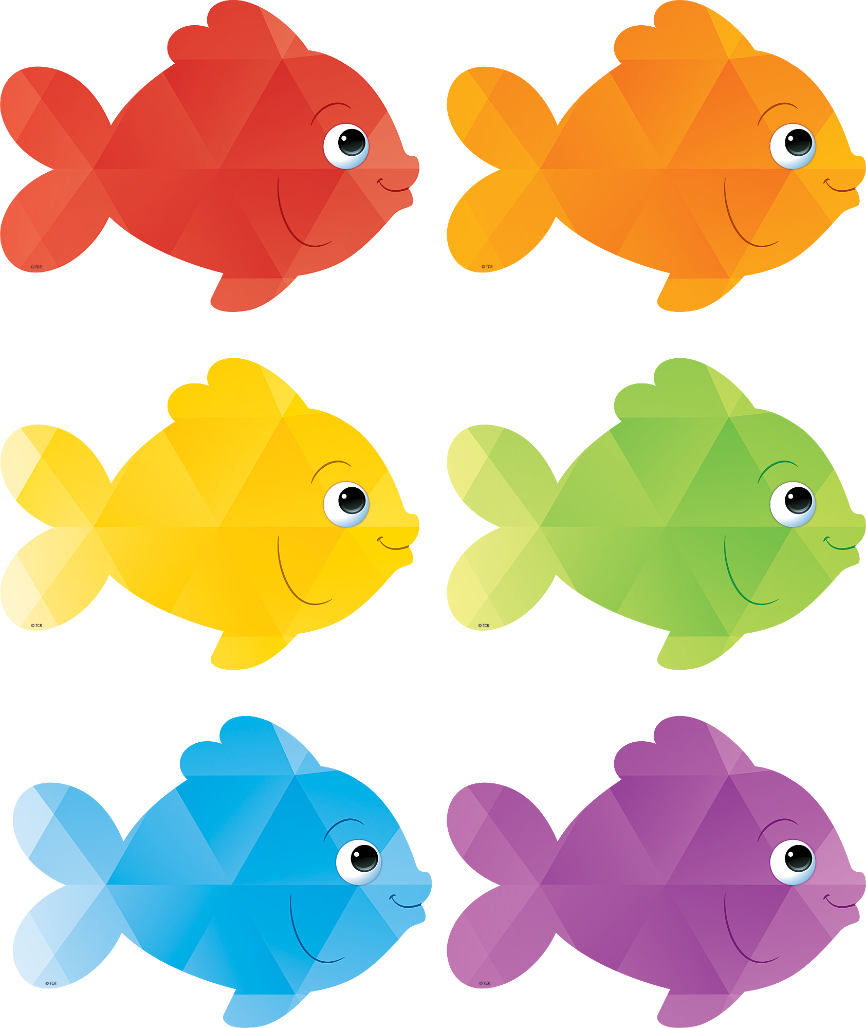 Colorful Fish Accents TCR3549 Teacher Created Resources Colorful Fish Accents TCR3549 Teacher Created Resources