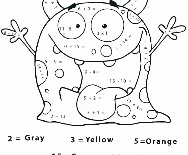Coloring Math Worksheets 2nd Grade Fresh Coloring Pages Second Grade At