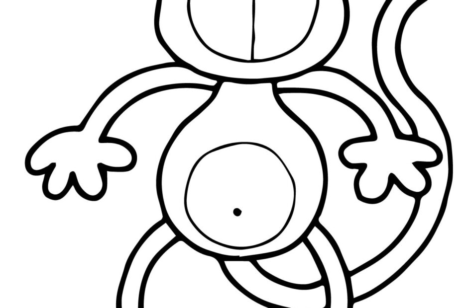 Coloring Monkey ClipArt Best