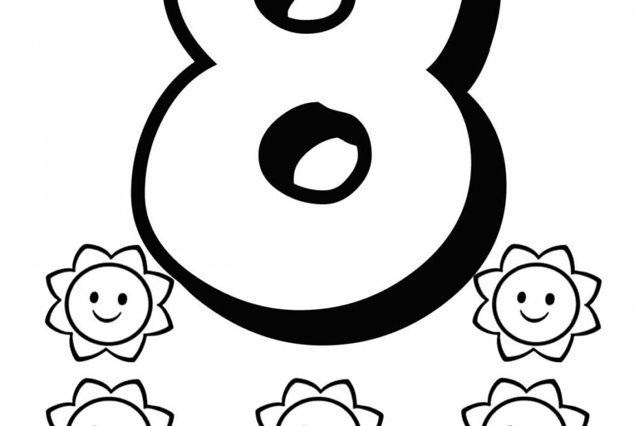 Coloring Numbers For Toddlers Coloring Pages