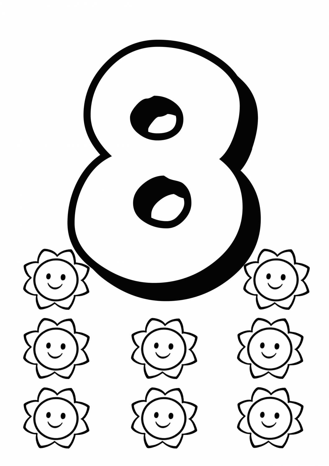 Coloring Numbers For Toddlers Coloring Pages