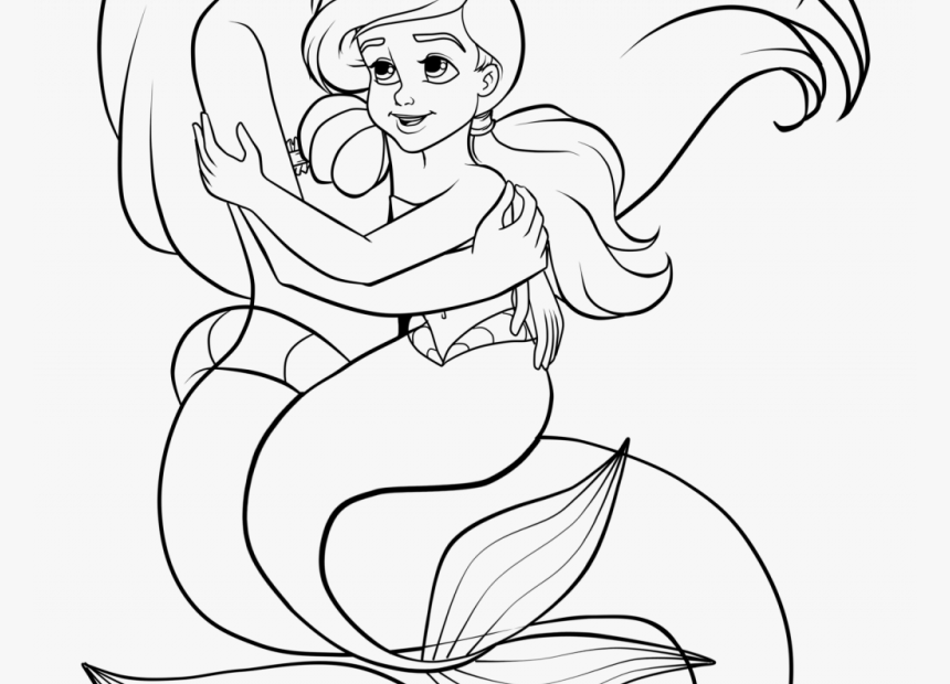 Coloring Page Coloring Page Pages Ariel Little Mermaid Little Mermaid