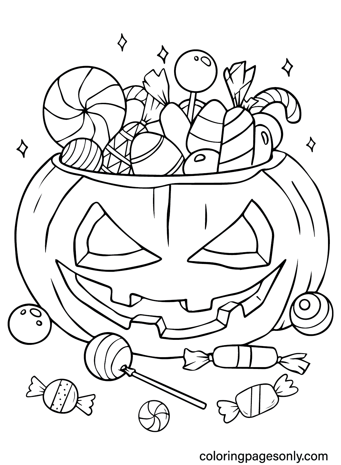 Coloring Page Halloween Candy Free Printable Coloring Pages Coloring Page Halloween Candy Free Printable Coloring Pages