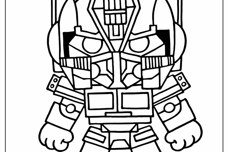 Coloring Page Optimus Prime Free Printable Coloring Pages