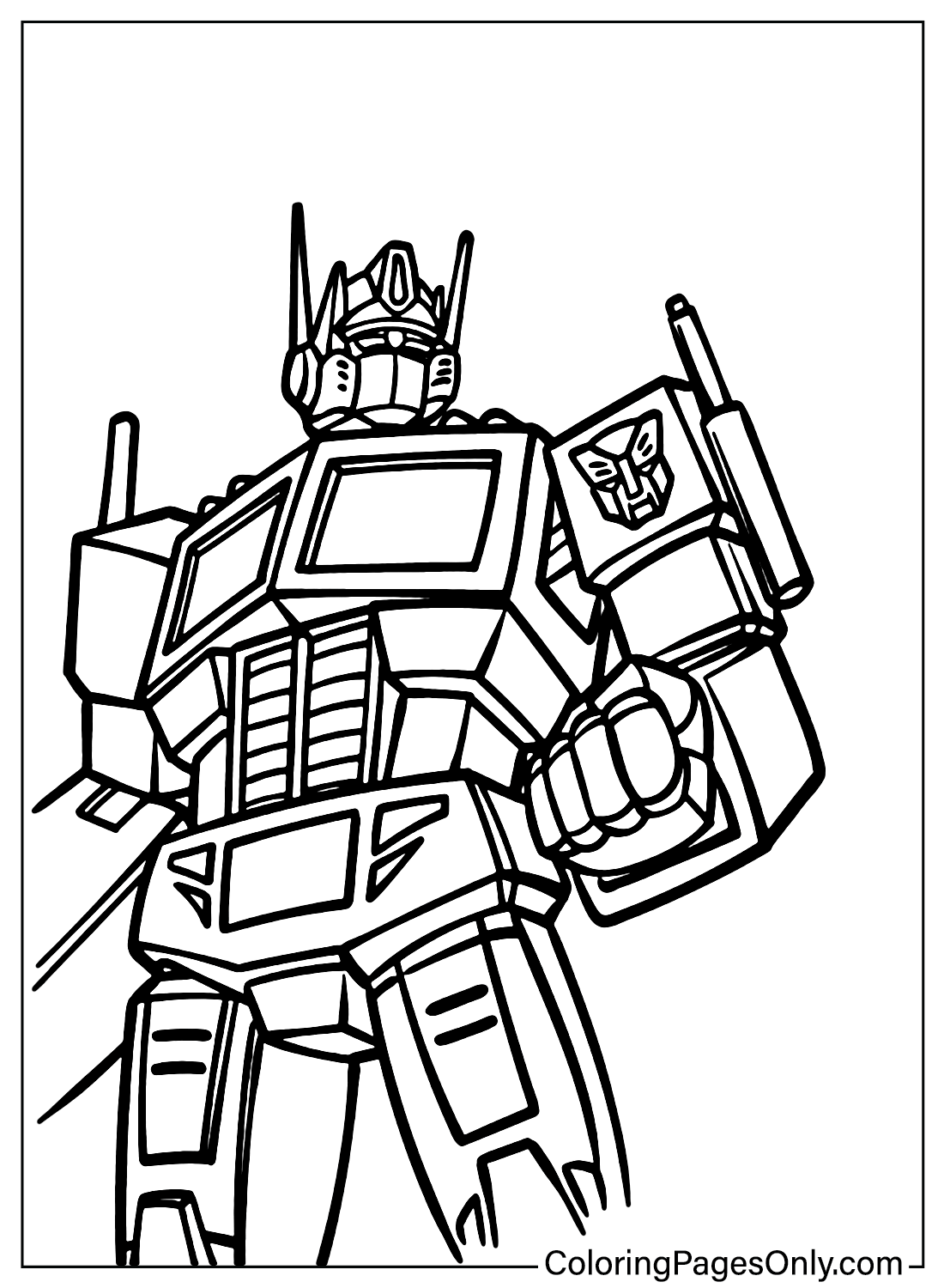 Coloring Page Optimus Prime Printable Free Printable Coloring Pages Coloring Page Optimus Prime Printable Free Printable Coloring Pages