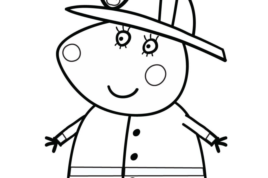Coloring Page Peppa Pig Coloring Home