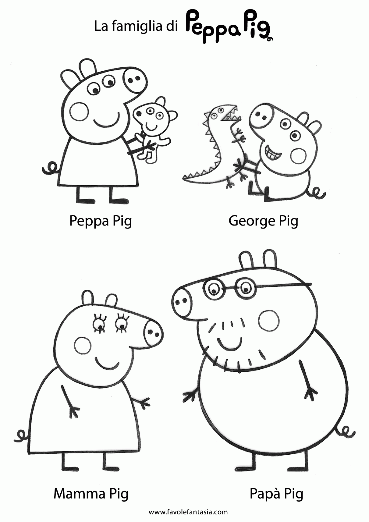 Coloring Page Peppa Pig Coloring Home