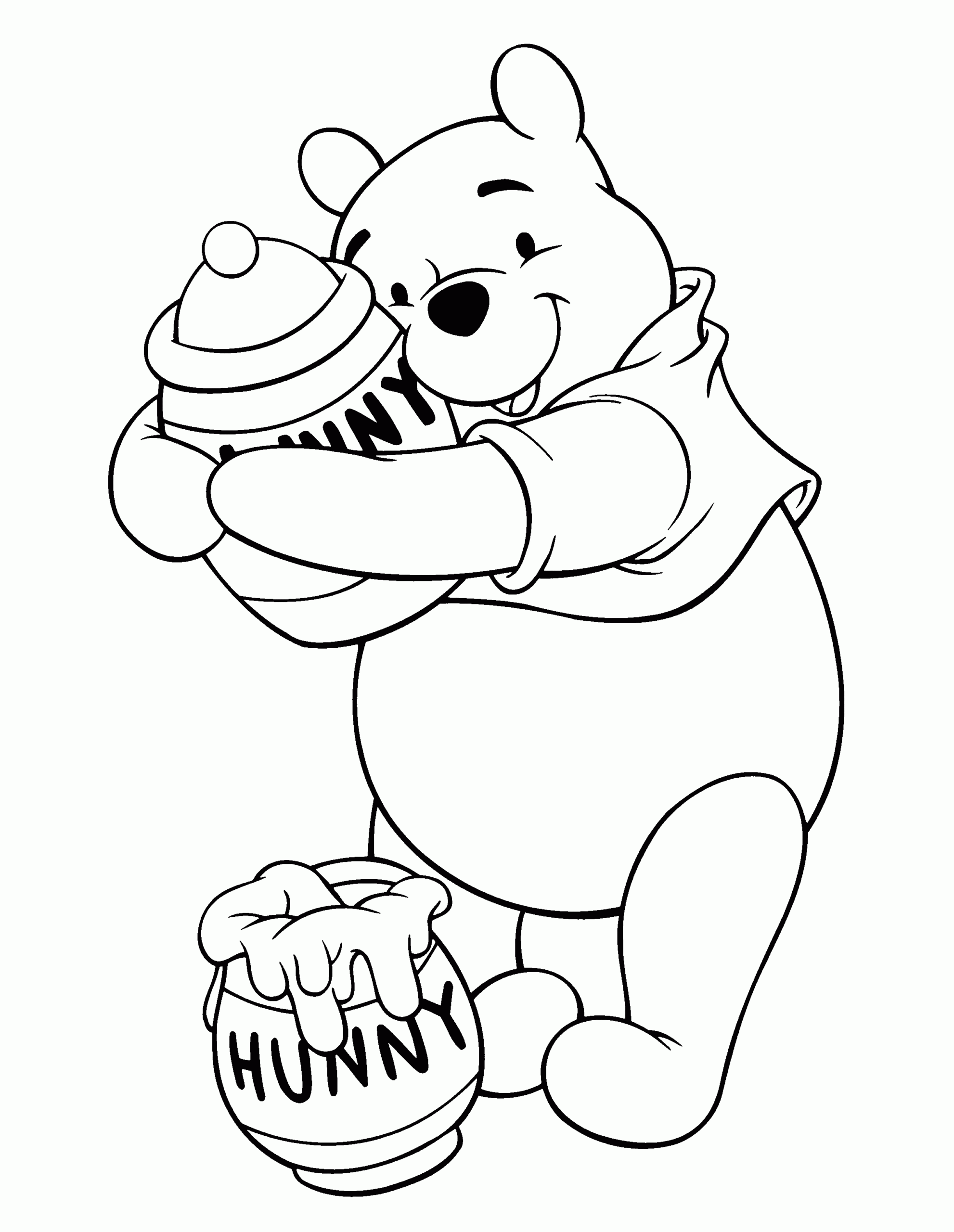 free Winnie the Pooh coloring pages free Winnie the Pooh coloring pages