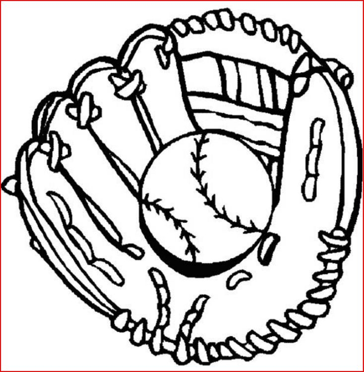 adult baseball coloring pages