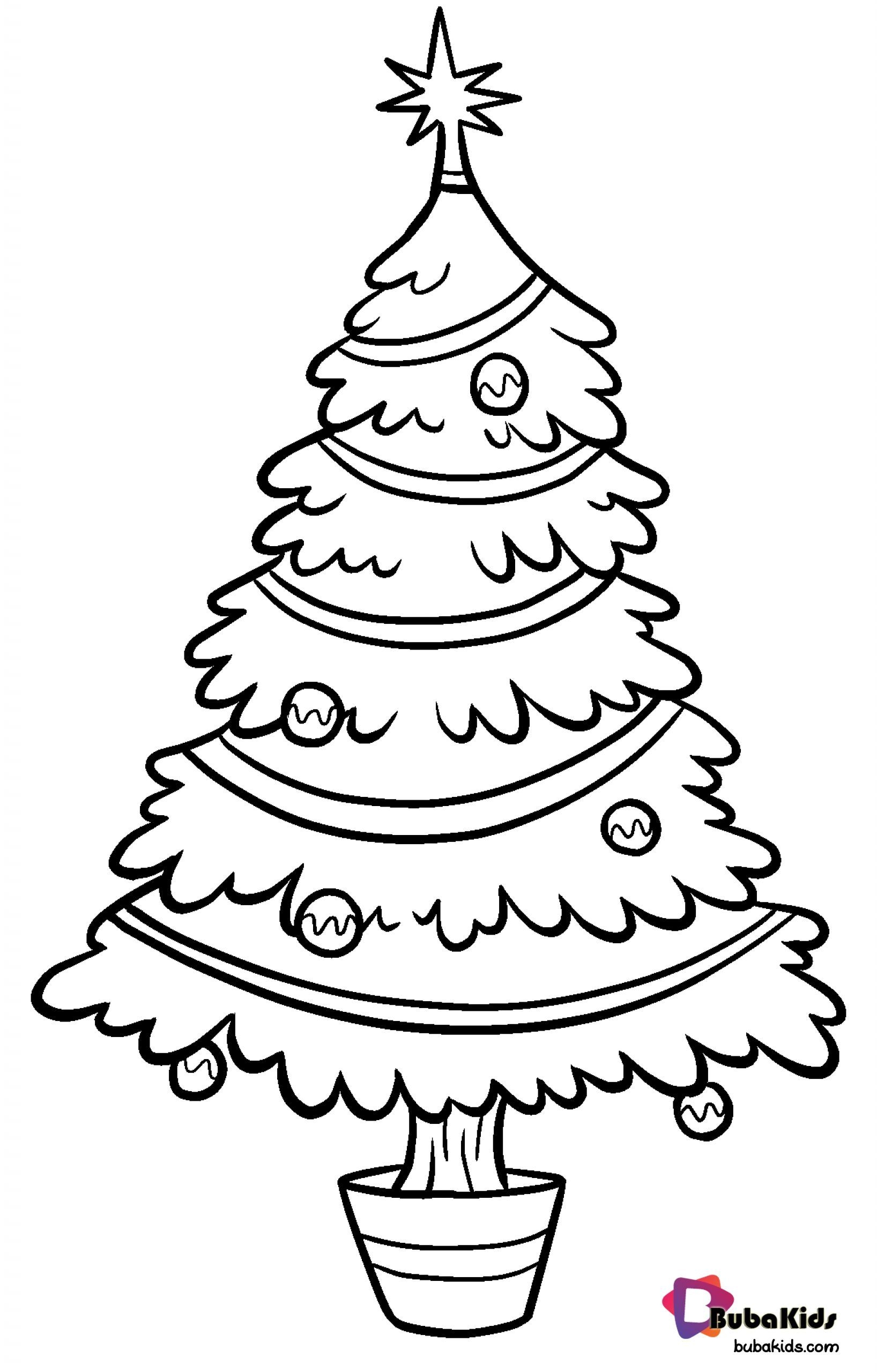 Coloring Pages Christmas Tree