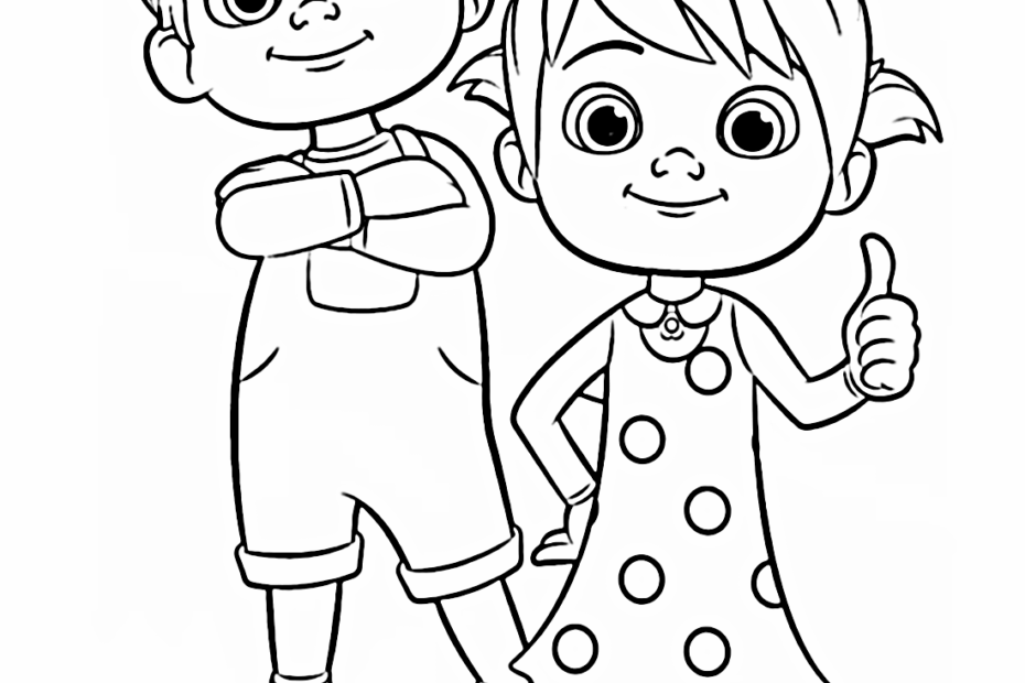 Coloring Pages Cocomelon Free Printable Coloring Pages