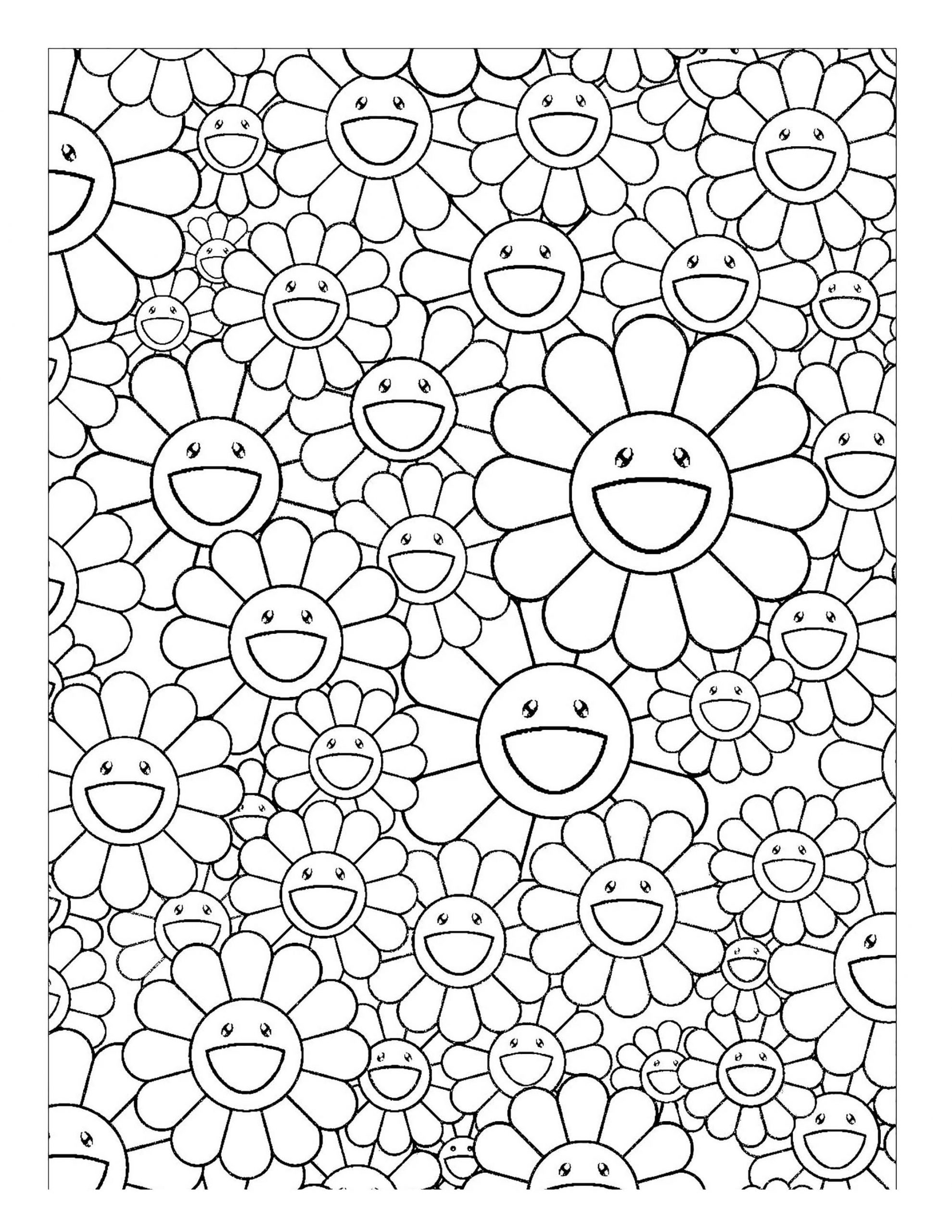 number coloring pages for adults