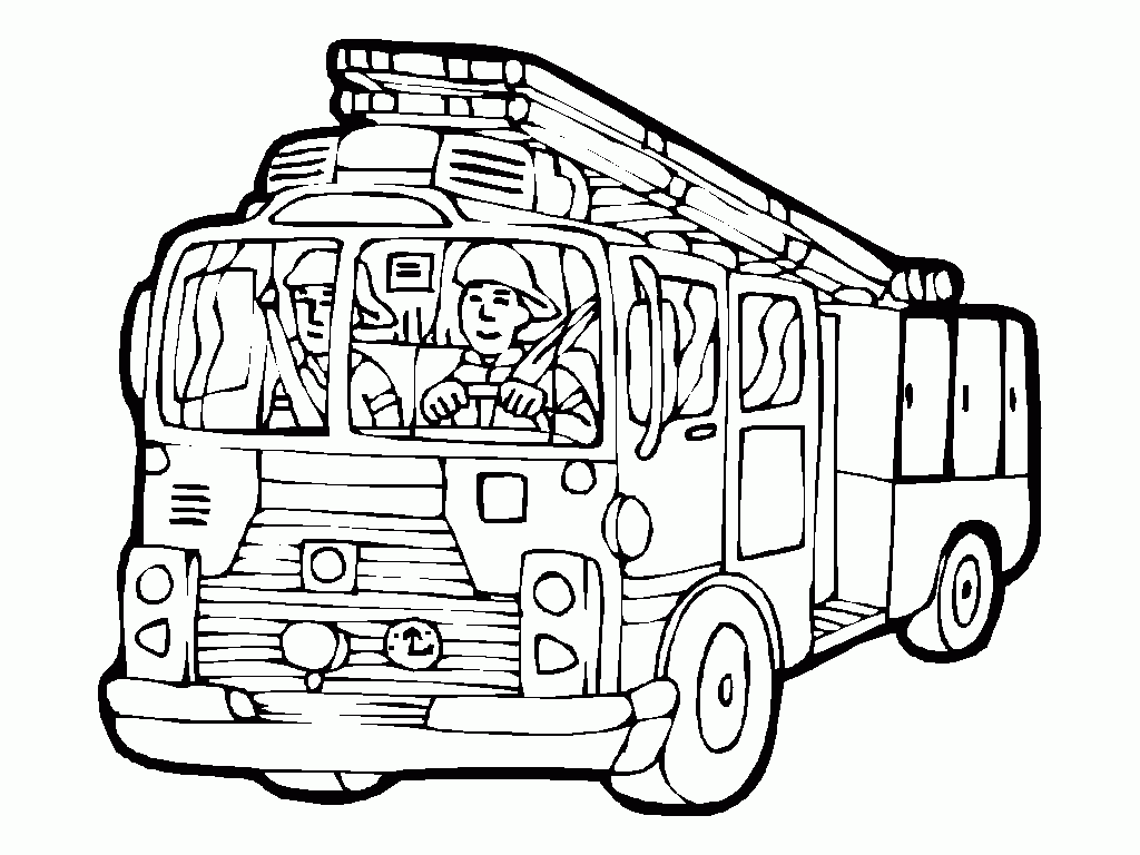 printable fire trucks to color printable fire trucks to color