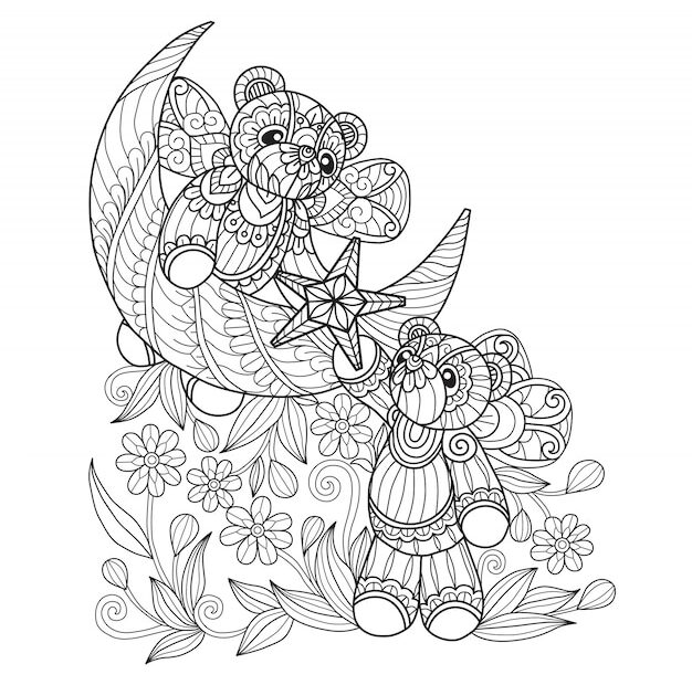 Coloring Pages For Adults Teddy Bear Coloring Pages 52326 The Best
