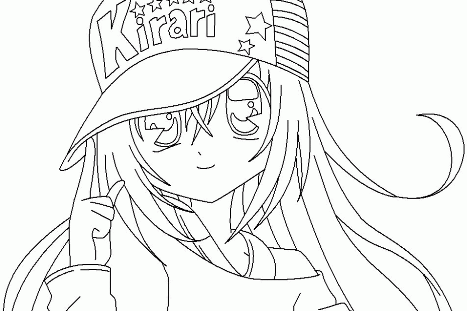 Coloring Pages For Anime Coloring Home
