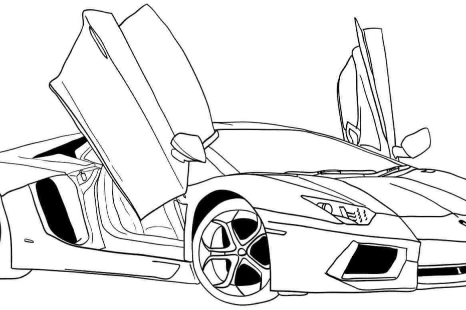 Coloring Pages For Boys Cars Printable Coloring Home