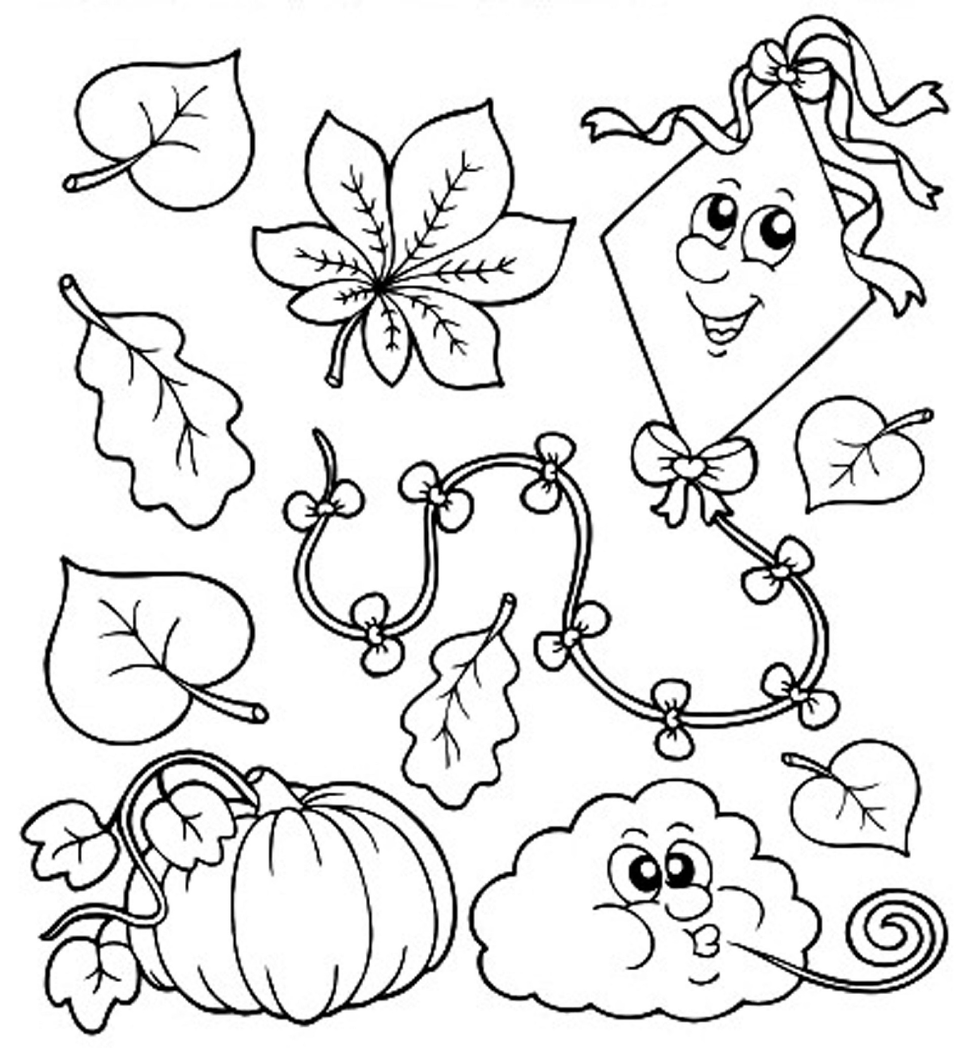 Coloring Pages For Fall Printable Coloring Pages For Fall Printable