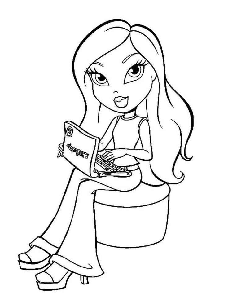 coloring sheets Bratz dolls coloring sheets Bratz dolls
