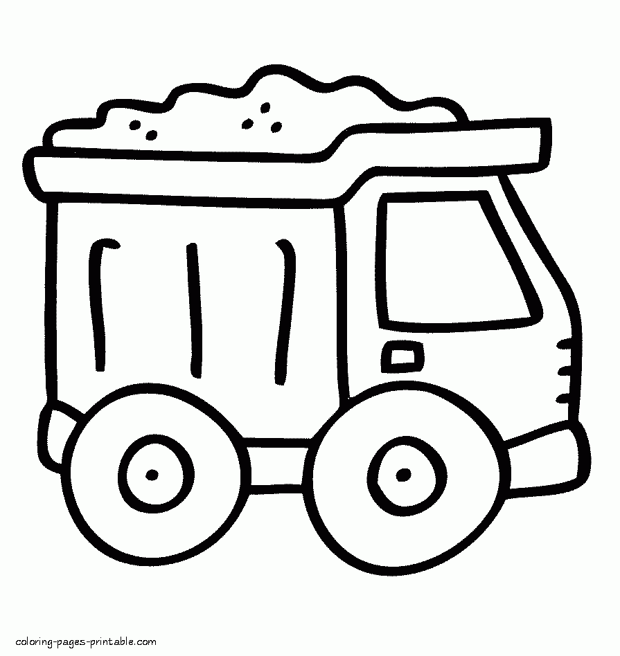 Coloring Pages For Little Boys A Dump Truck COLORING PAGES Coloring Pages For Little Boys A Dump Truck COLORING PAGES