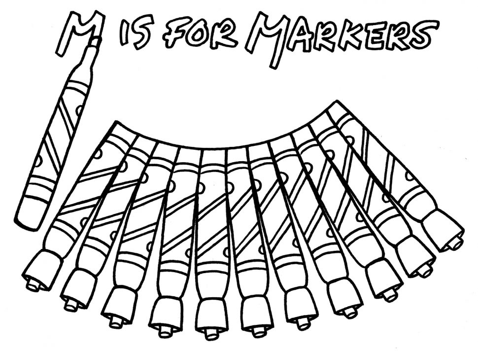 Coloring Pages For Markers At GetColorings Free Printable 