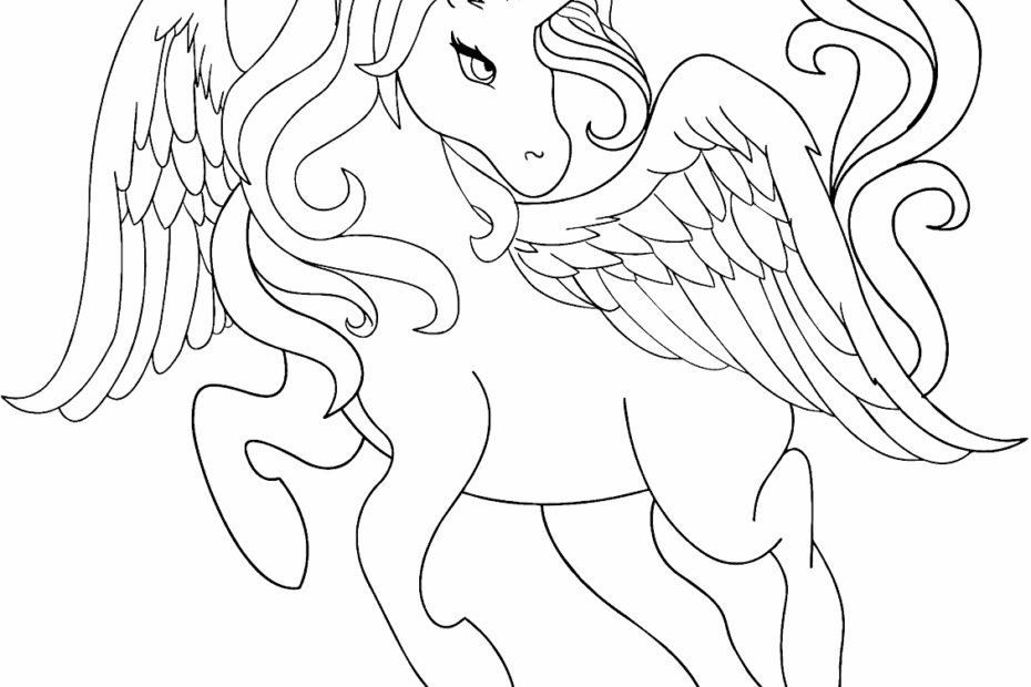 Coloring Pages Free Printable Unicorns Odholf
