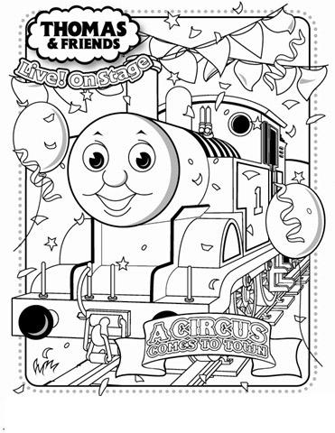 Coloring Pages Fun Thomas The Train Coloring Pages