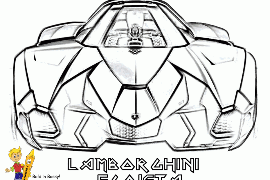 Coloring Pages Lamborghini Cars Coloring Home