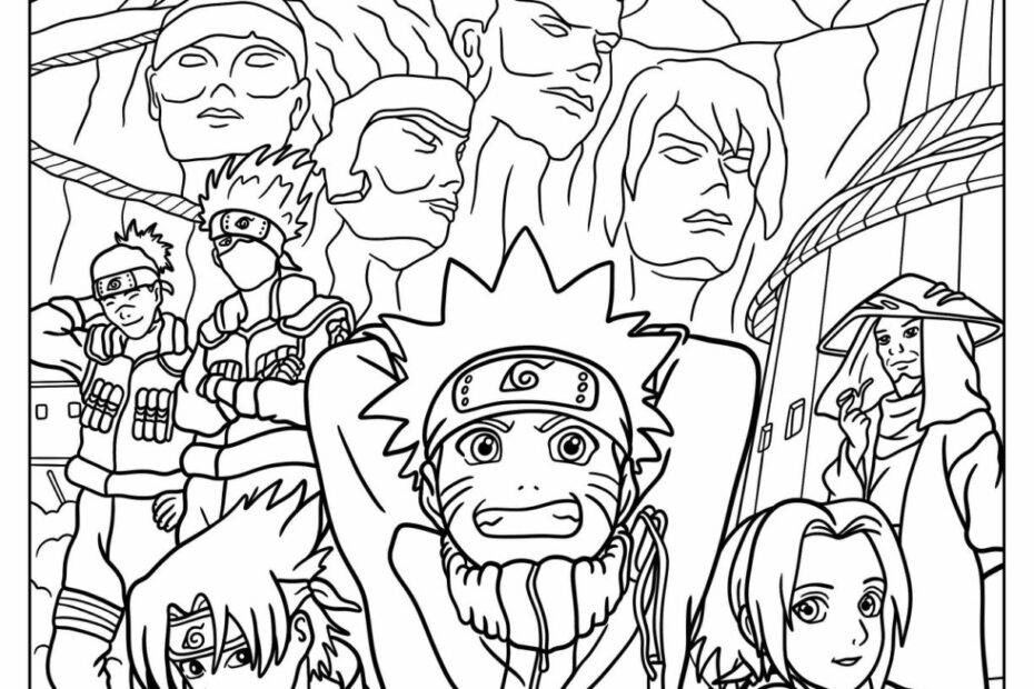 Coloring Pages Naruto Characters Pin By Patriciav On Naruto