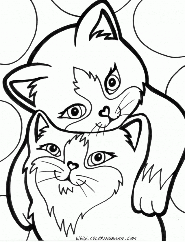 Coloring Pages Of Puppies And Kittens Coloring Home Coloring Pages Of Puppies And Kittens Coloring Home