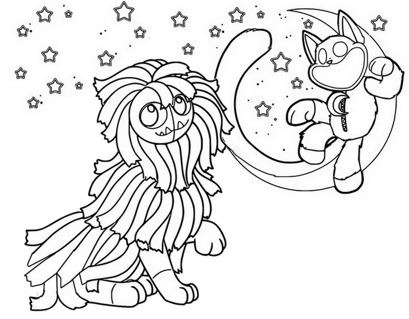 Coloring Pages Poppy Playtime 4 Yarnaby