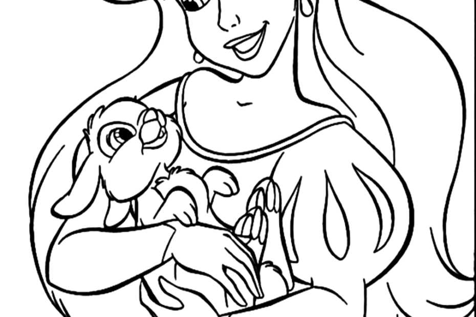 Coloring Pages Princess Ariel Free Printable Coloring Pages