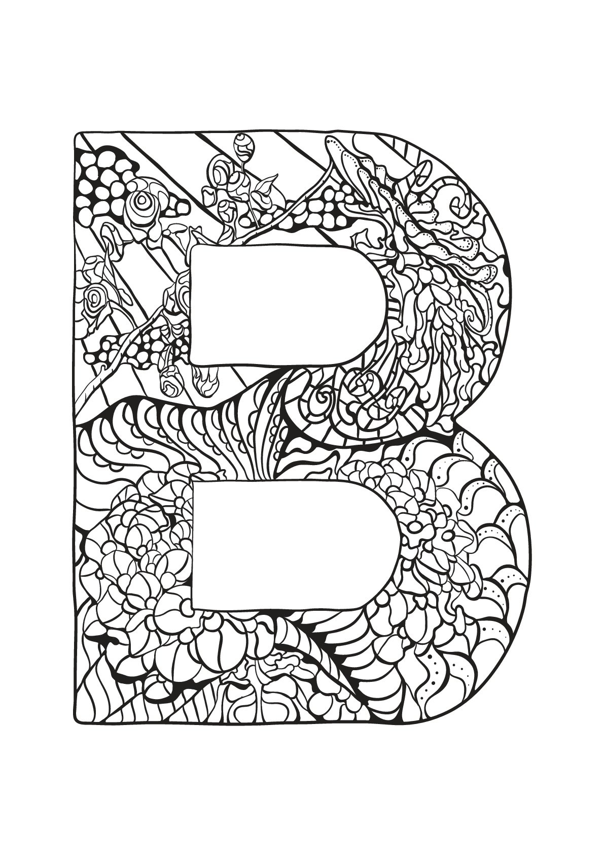 free printable alphabet coloring letters