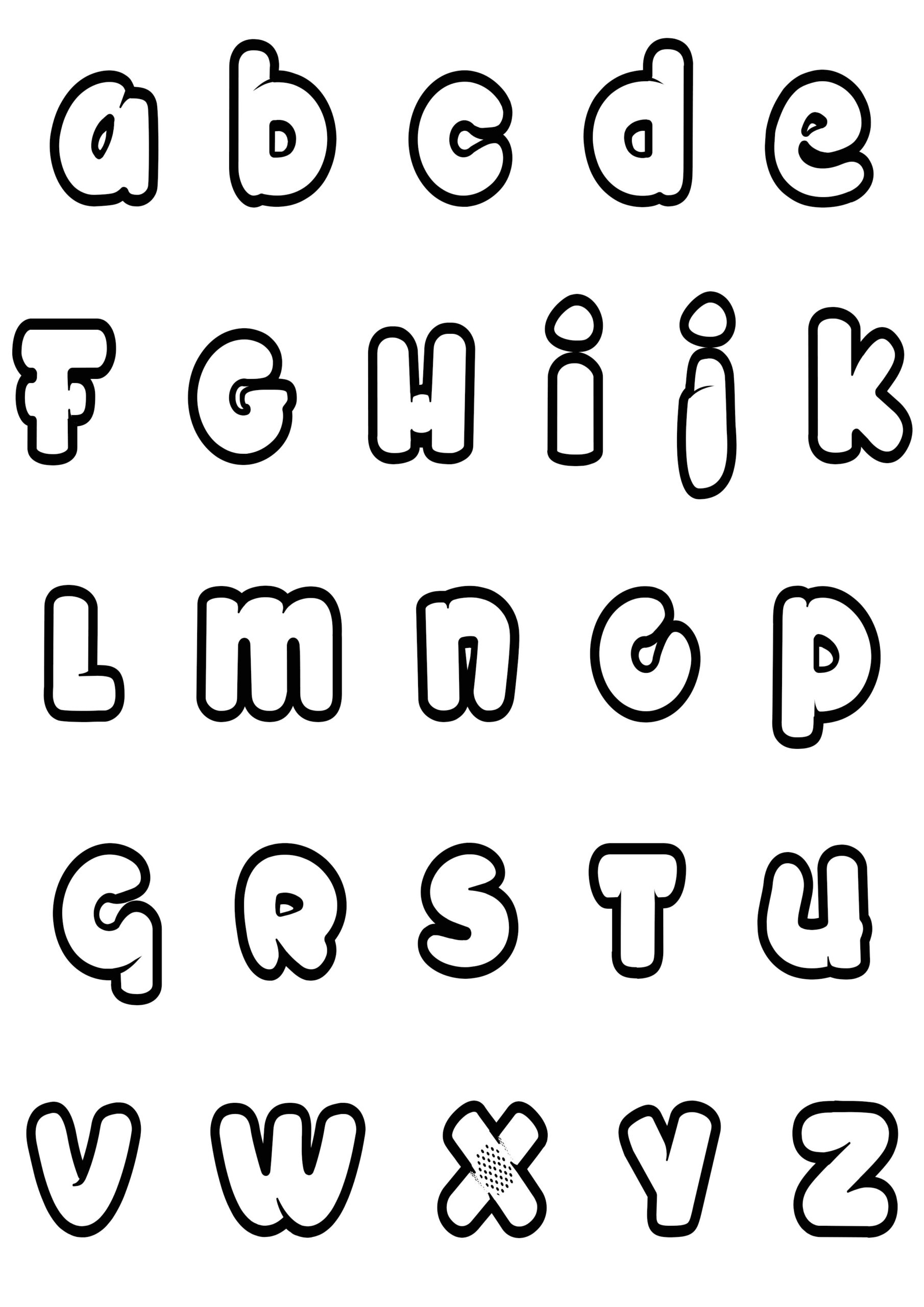 Coloring Pages Printable Alphabet Letters Coloring Pages Printable Alphabet Letters